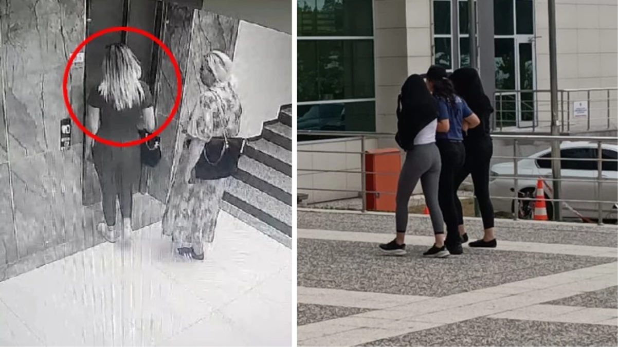 Özel üniversitede okuyan genç kız, teyzesiyle ayakkabı çalarken kameraya yakalandı