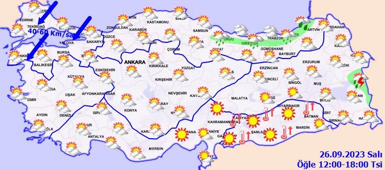 Meteoroloji'den birçok ile sağanak yağış uyarısı