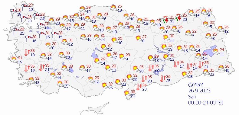 Meteoroloji'den birçok ile sağanak yağış uyarısı