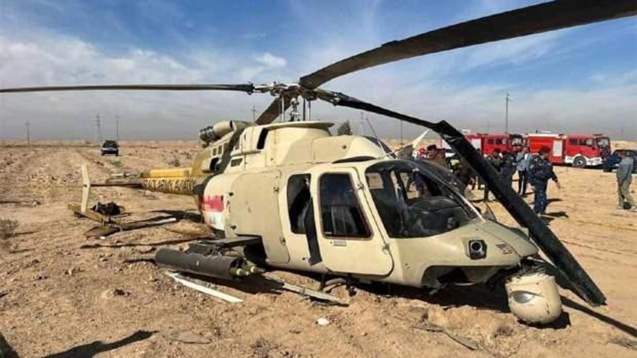 Irak’ta askeri helikopter düştü! 2 pilot yaralı