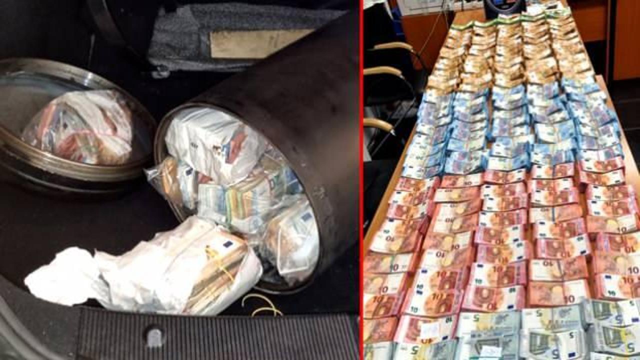 Şaşkına çeviren olay! Oto gaz silindirinde 522 bin euro bulundu!