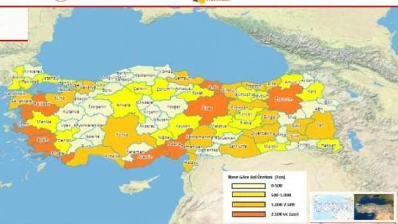 Türkiye Arıcılık Haritası güncellendi