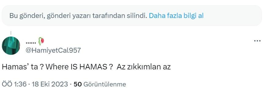 Vatandaşlar Berna Laçin’e tweet sildirtti: Hamas'ı şehir zanneden 'yurdum aydını'