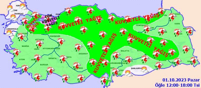 44 kentte bekleniyordu: Yeni uyarı geldi, İstanbul’da sağanak çok kuvvetli başladı!