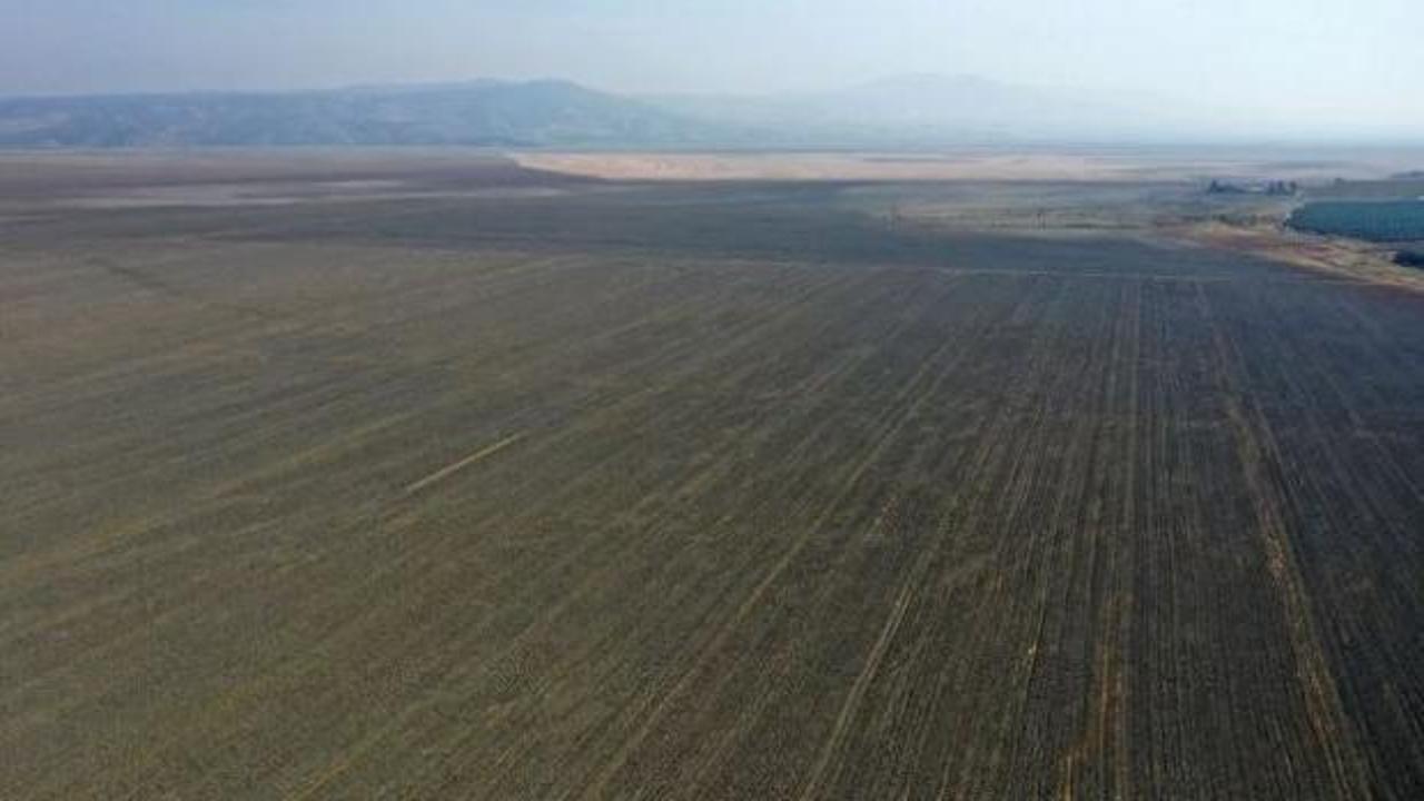 Marmara Gölü tamamen yok oldu