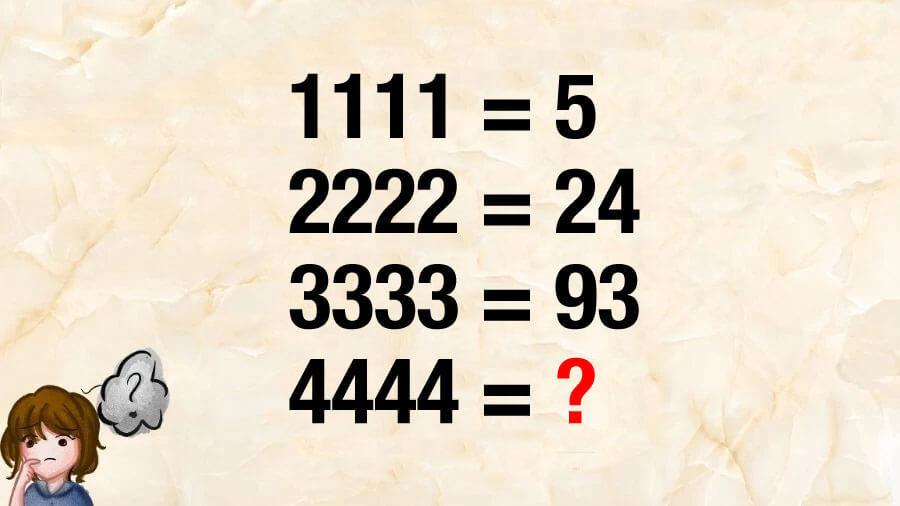 Matematik becerinizi gösterin #1: Soru işareti olan yere gelecek sayıyı bulun