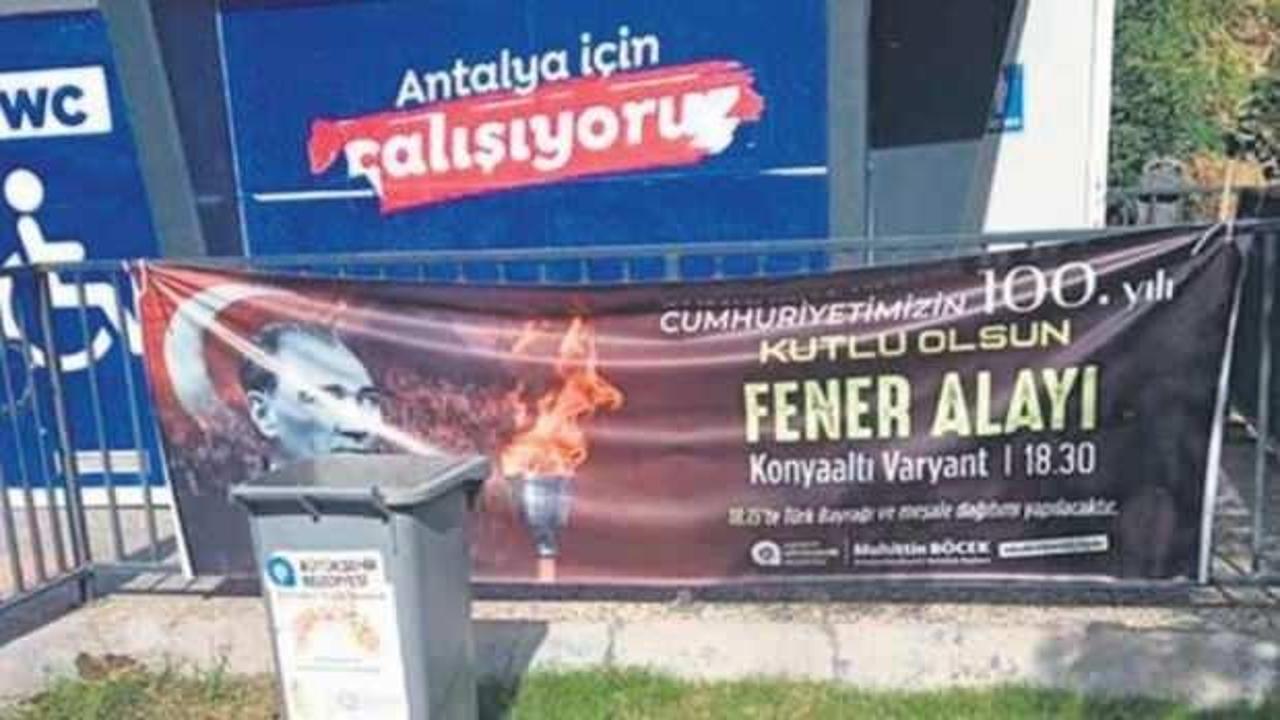 Antalya Belediyesi’nden Atatürk’e büyük saygısızlık