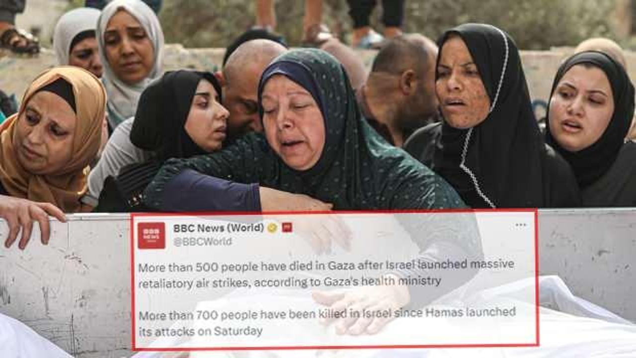 BBC’ye göre Filistinliler “ölmüş”, İsrailliler “öldürülmüş”