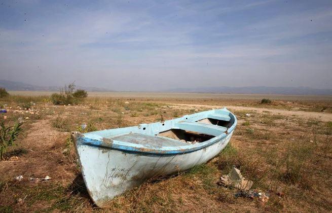 Marmara Gölü tamamen yok oldu