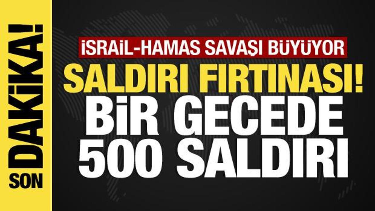 İsrail Gazze’yi bombalıyor: Bir gecede 500 saldırı