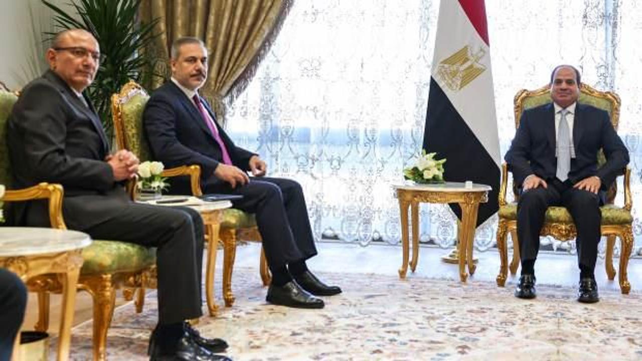 Hakan Fidan, Mısır’da: Sisi’yle görüştü