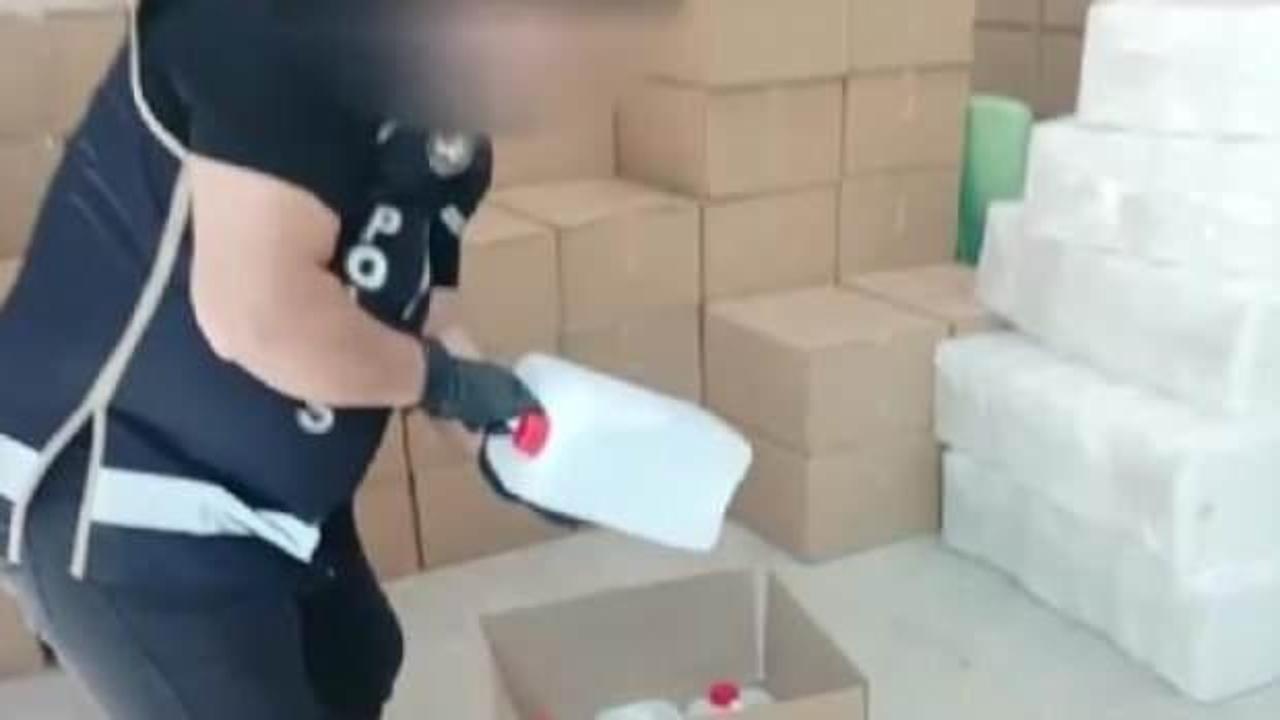 Tekirdağ’da 12 ton etil alkol ele geçirildi