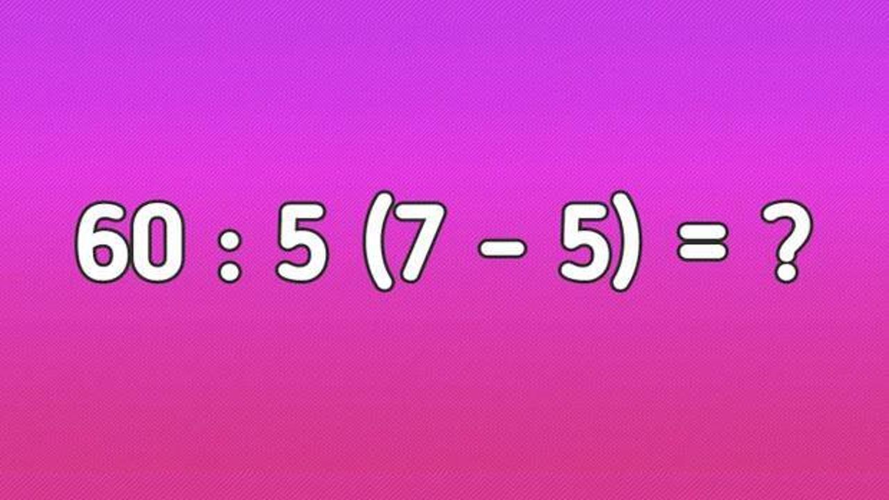 Yalnızca matematik konusunda uzman bir beyin bu viral matematik problemini 15 saniyede çözebilir!