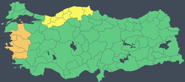 12 il için son dakika uyarısı! Kuvvetli yağışa dikkat