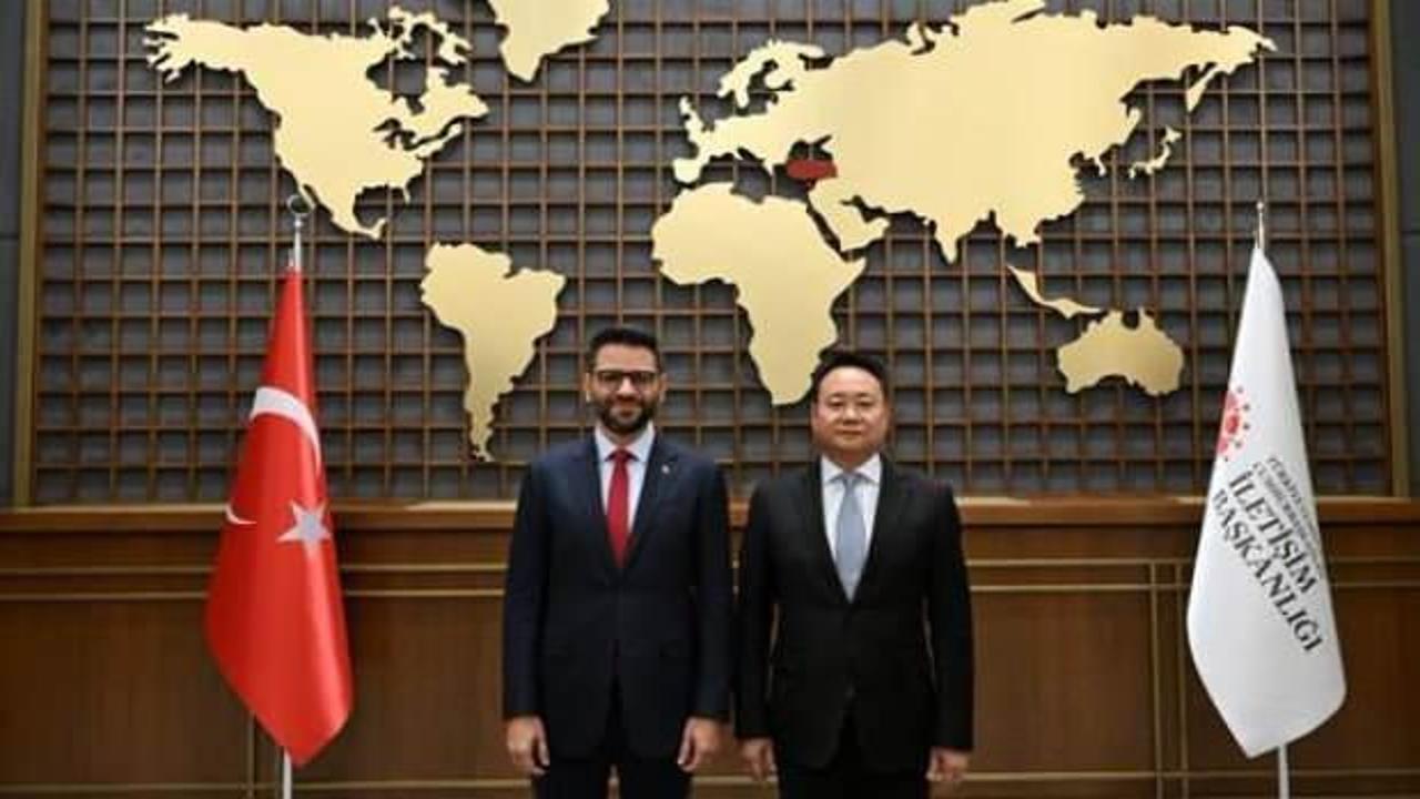 İletişim Başkanlığı’nda Çin temsilcisi ile önemli görüşme