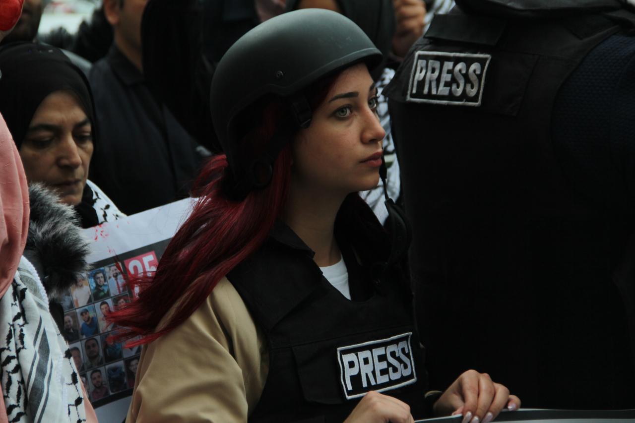 Gazetecilerden, katledilen Filistinli meslektaşlarına destek: Hakikat gizlenemeyecek