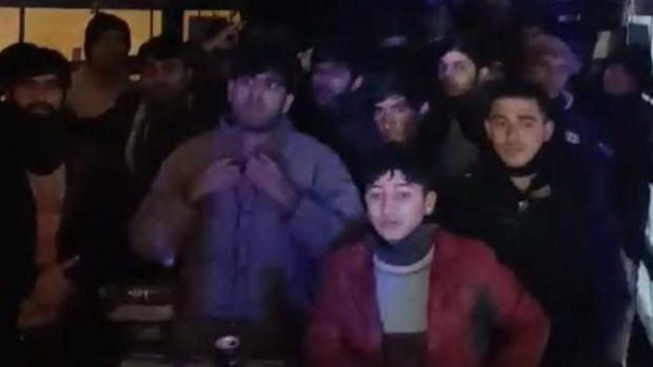 Alüminyum yüklü TIR’da 48 düzensiz göçmen yakalandı