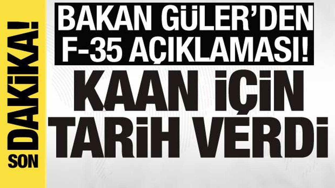 Bakan Güler ‘KAAN’ için tarih verdi! ‘İhtiyaç duyduğumuz an düğmeye basarız’