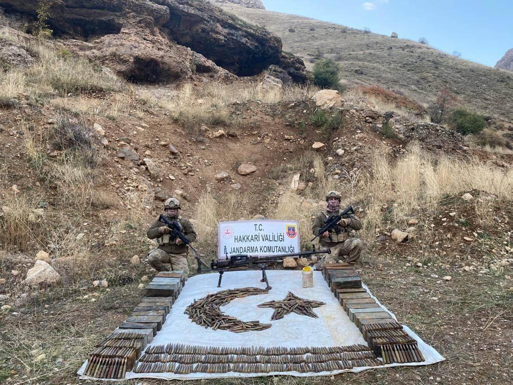 PKK'ya ait çok sayıda mühimmat ele geçirildi