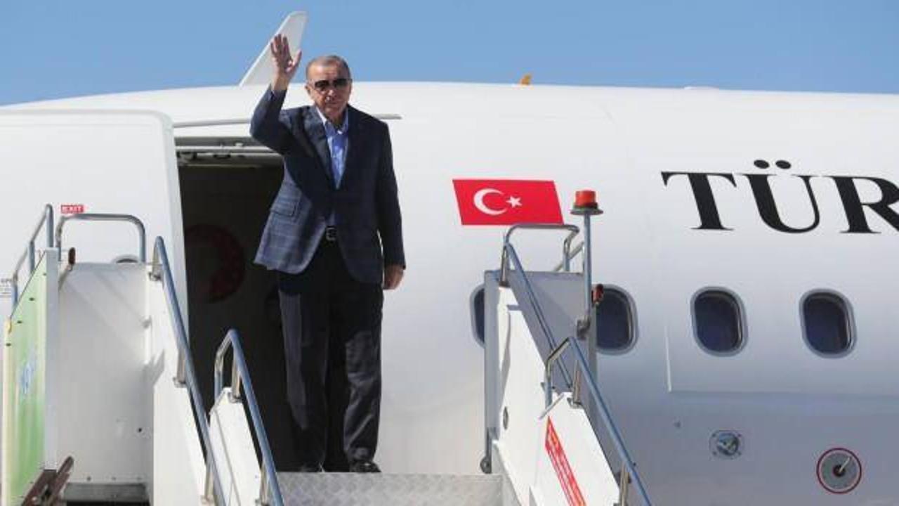 Cumhurbaşkanı Erdoğan Cezayir’e gitti