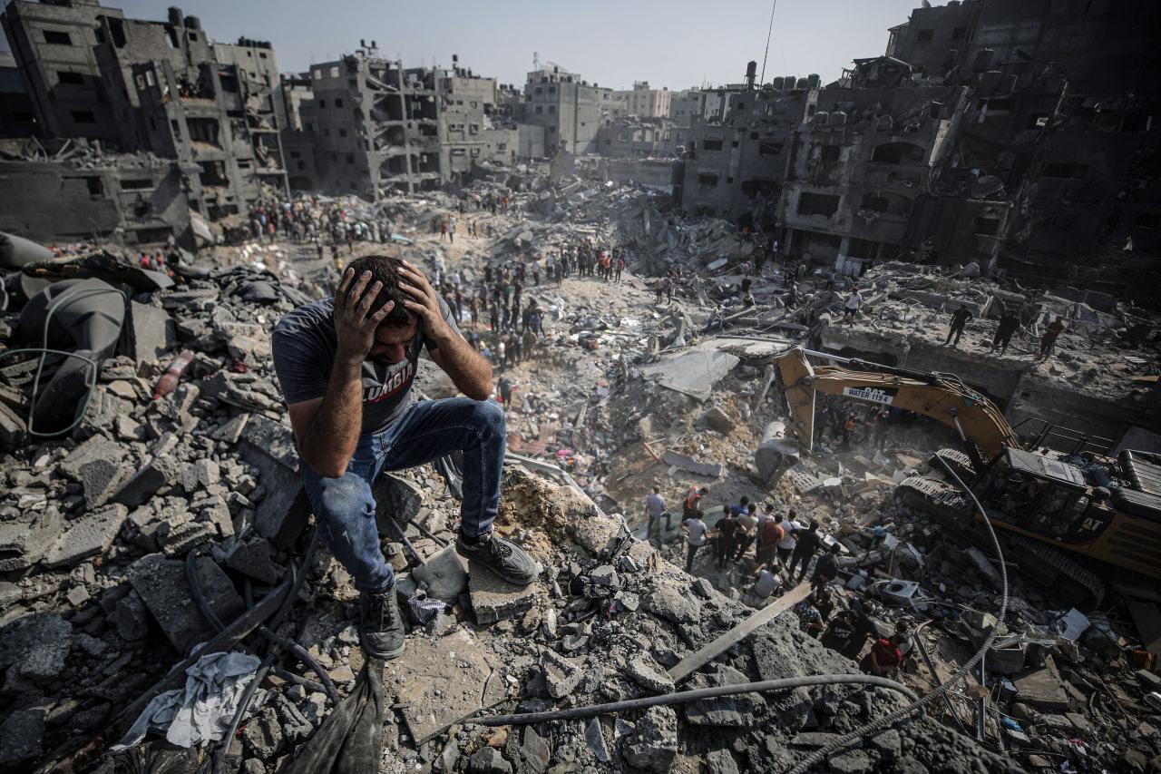 İsrail-Filistin savaşı: İsrail'den Gazze'ye bombalı saldırı! Çok sayıda ölü ve yaralı var