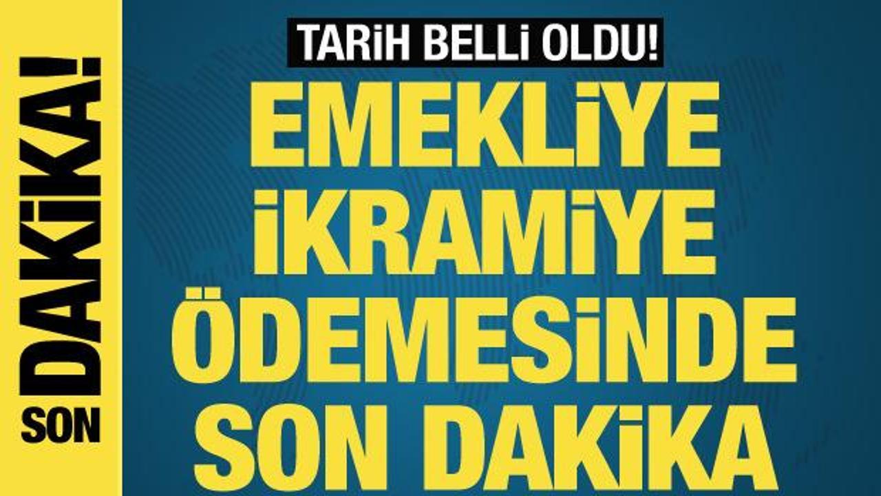 Emeklilere 5 bin lira ödemesi yarından itibaren yapılacak