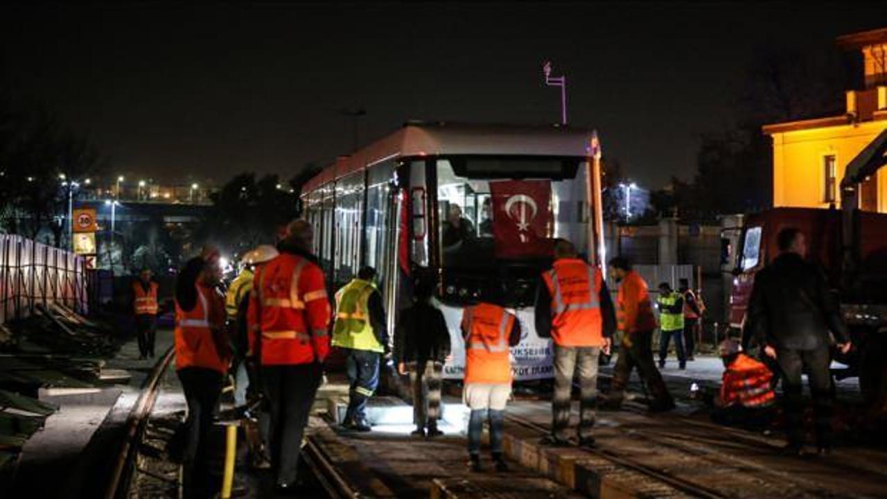 Eminönü-Alibeyköy Cep Otogarı Tramvay Hattı’nda teknik arıza