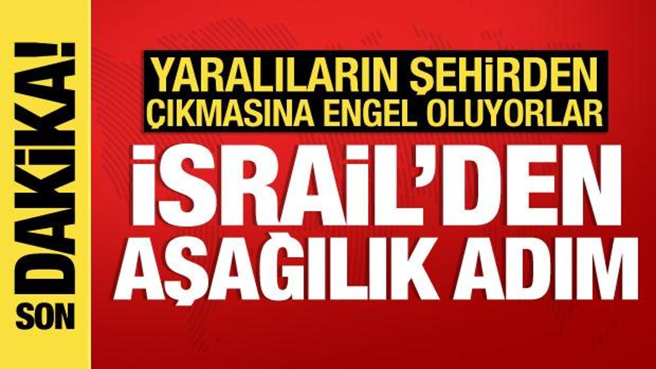 İsrail’den insanlık dışı adım: Gazze’nin kuzeyinden güneyine giden tüm yolları kapattı