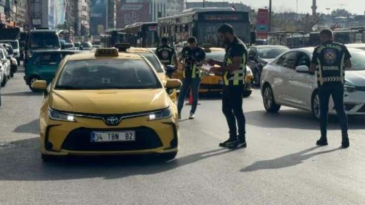 Kadıköy’de taksi denetimi: 12 şoföre ceza kesildi