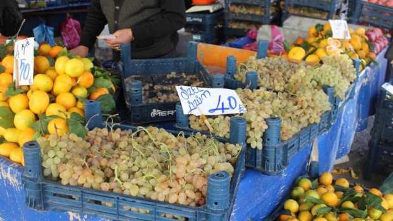 Pazarda zam şampiyonu ‘üzüm’