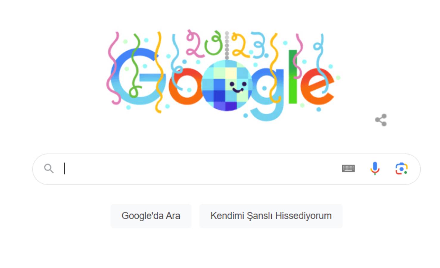 Google'dan yeni yıla özel ‘doodle’