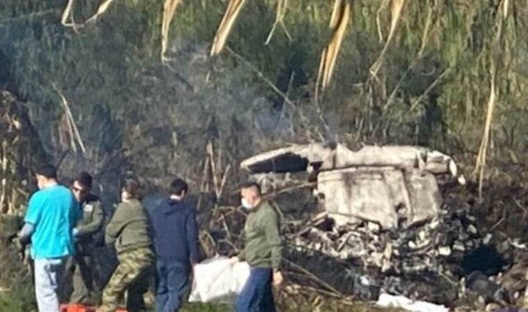 Yunanistan’da askeri eğitim uçağı düştü
