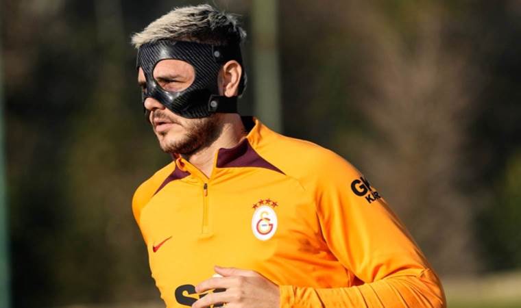 Galatasaraylı yıldız Mauro Icardi’ye özel maske!