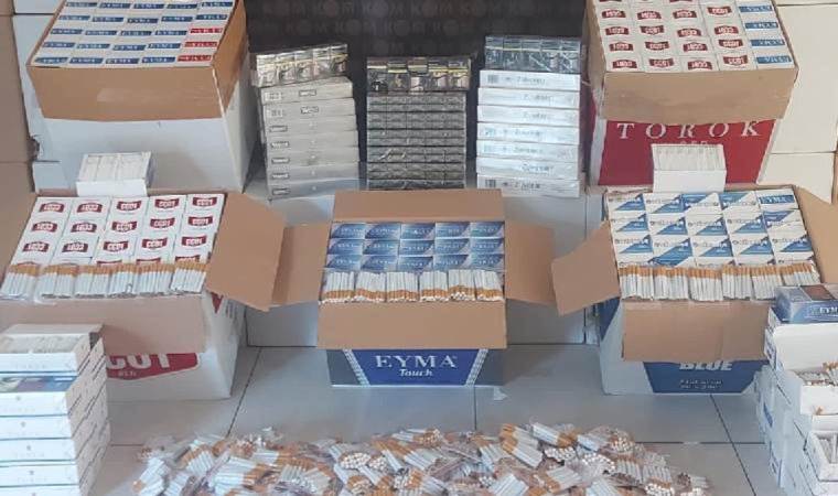 Kaçak 238 bin makaron ele geçirildi… 1 gözaltı!