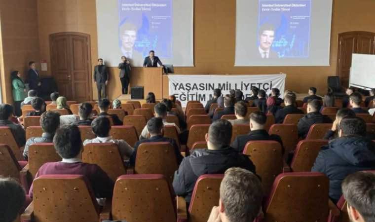 Üniversite amfisi ülkücülerin ‘hizmetinde’: ‘Kim peşkeş çekiyor’