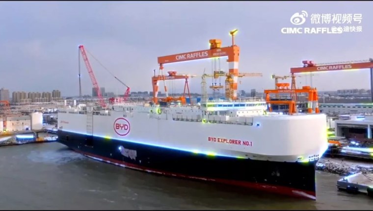 Çin sevkıyatları hızlanıyor: BYD otomobilleri kendi yaptığı mega gemiyle ihraç ediyor