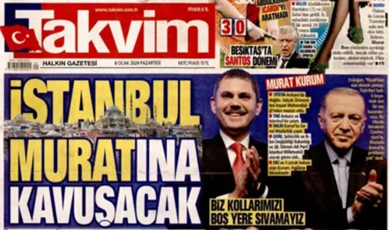 Tek ses oldular: Murat Kurum’un adaylığını bu manşetle verdiler!