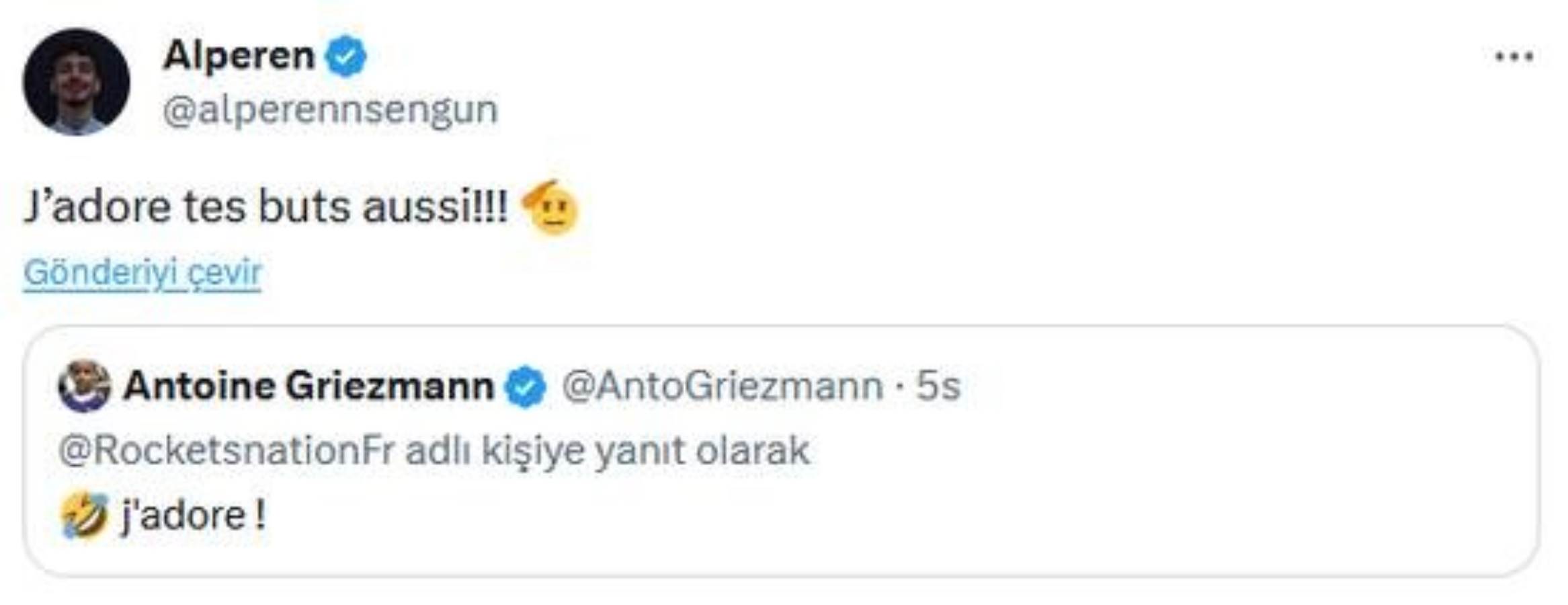 Antoine Griezmann'dan Alperen Şengün paylaşımı!