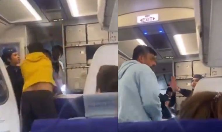 Uçuşun gecikeceğini anons etti: Yolcunun saldırısına uğradı