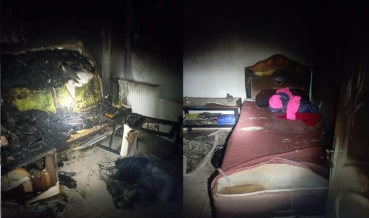 Mardin’de korkutan ev yangını… 5 kişi dumandan etkilendi!