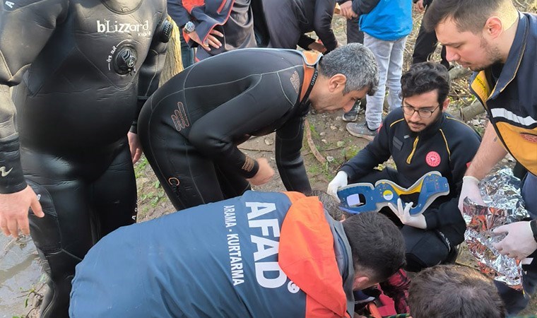 Dicle Nehri’ne düşen kadın, ekipler tarafından kurtarıldı