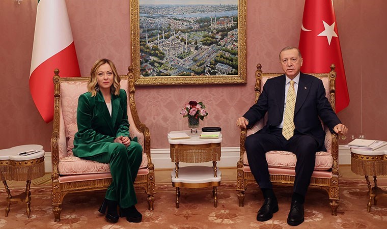 Erdoğan, İtalya Başbakanı Meloni’yi kabul etti
