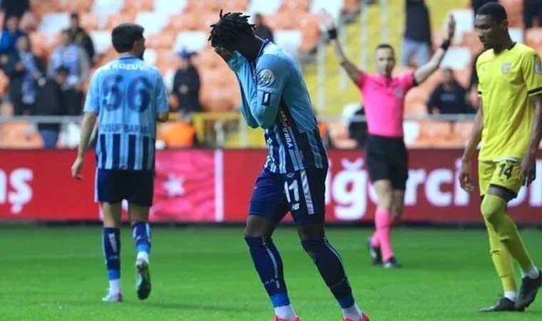 Adana Demirspor evinde skoru koruyamadı!