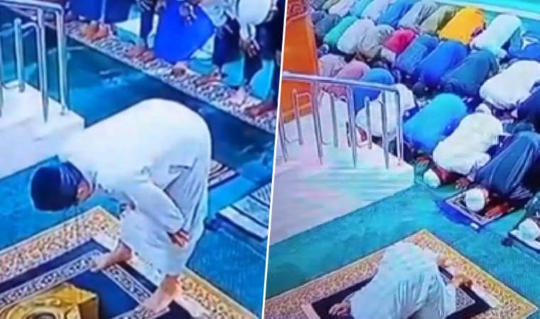 Endonezya’da namazda kalp krizi geçiren imam secdede hayatını kaybetti