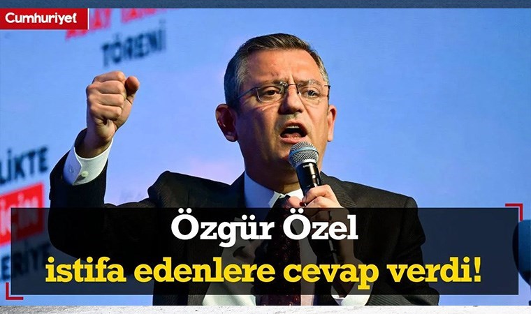Özgür Özel, CHP'den istifa edenler hakkında çarpıcı açıklamalarda bulundu!
