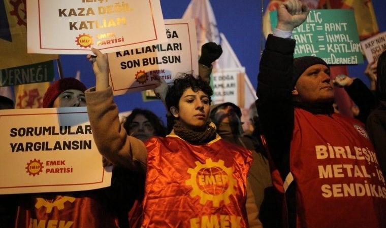 Emek ve meslek örgütlerinden 'İliç' protestosu: Felaketin tüm sorumluları hesap vermeli