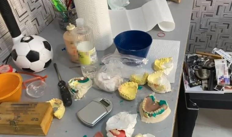 Evi diş kliniğe çevirdi… Sahte doktor yakalandı