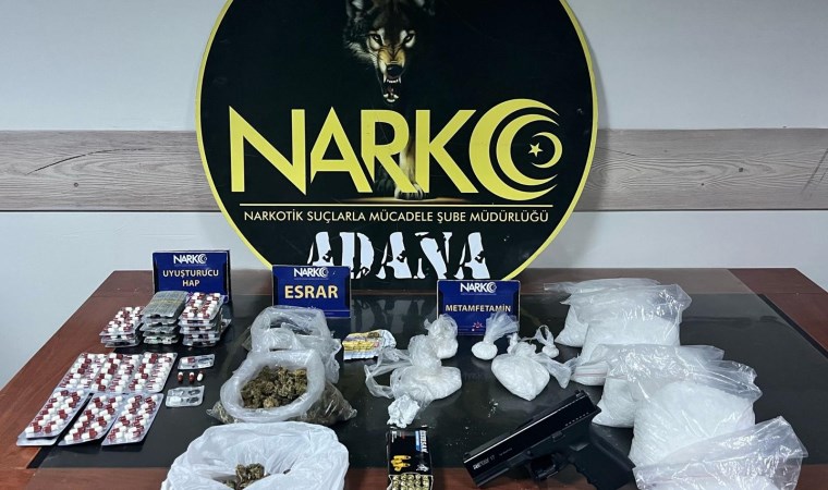 Adana’da uyuşturucu satışı ve imalatına 4 tutuklama