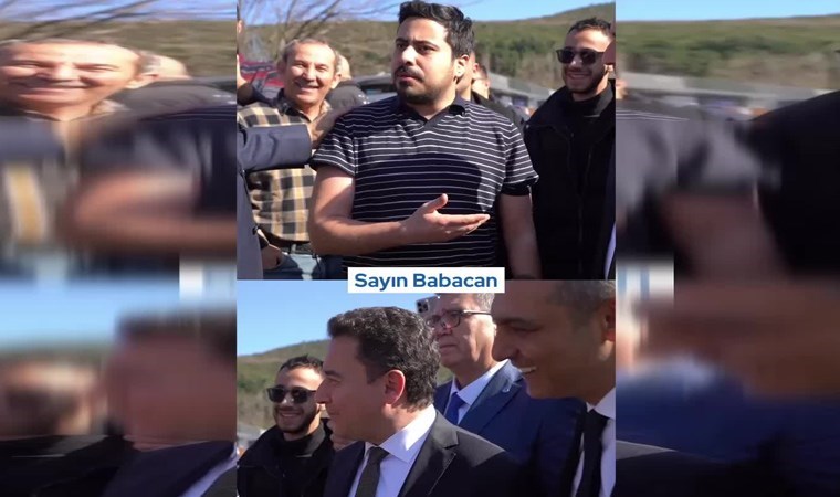 Erdoğan’ı taklit eden Muhammed Nur Nahya, Babacan ile karşılaştı