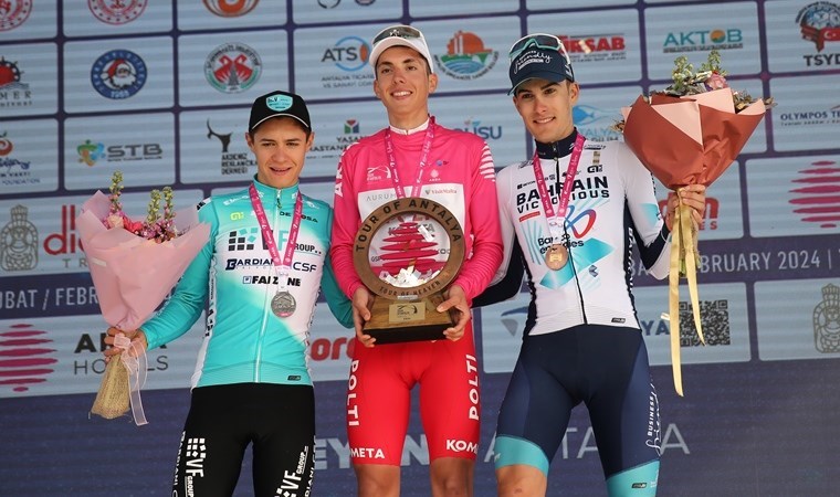 Antalya Bisiklet Turu’nda zafer İtalyan sporcu Davide Piganzoli’nin!